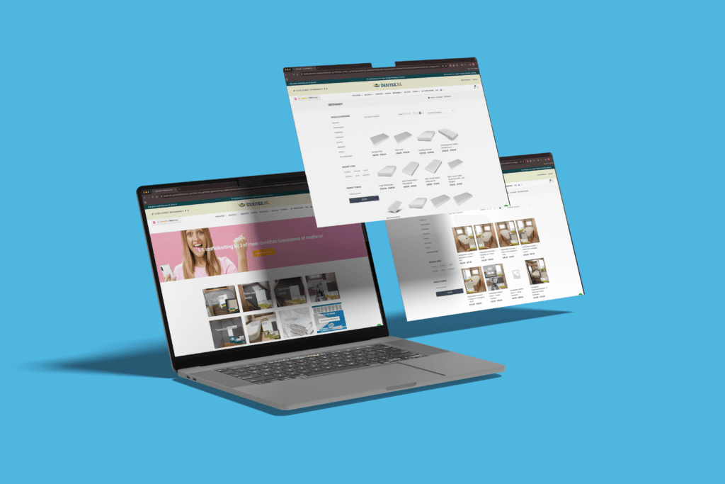 Dexitex web mockup