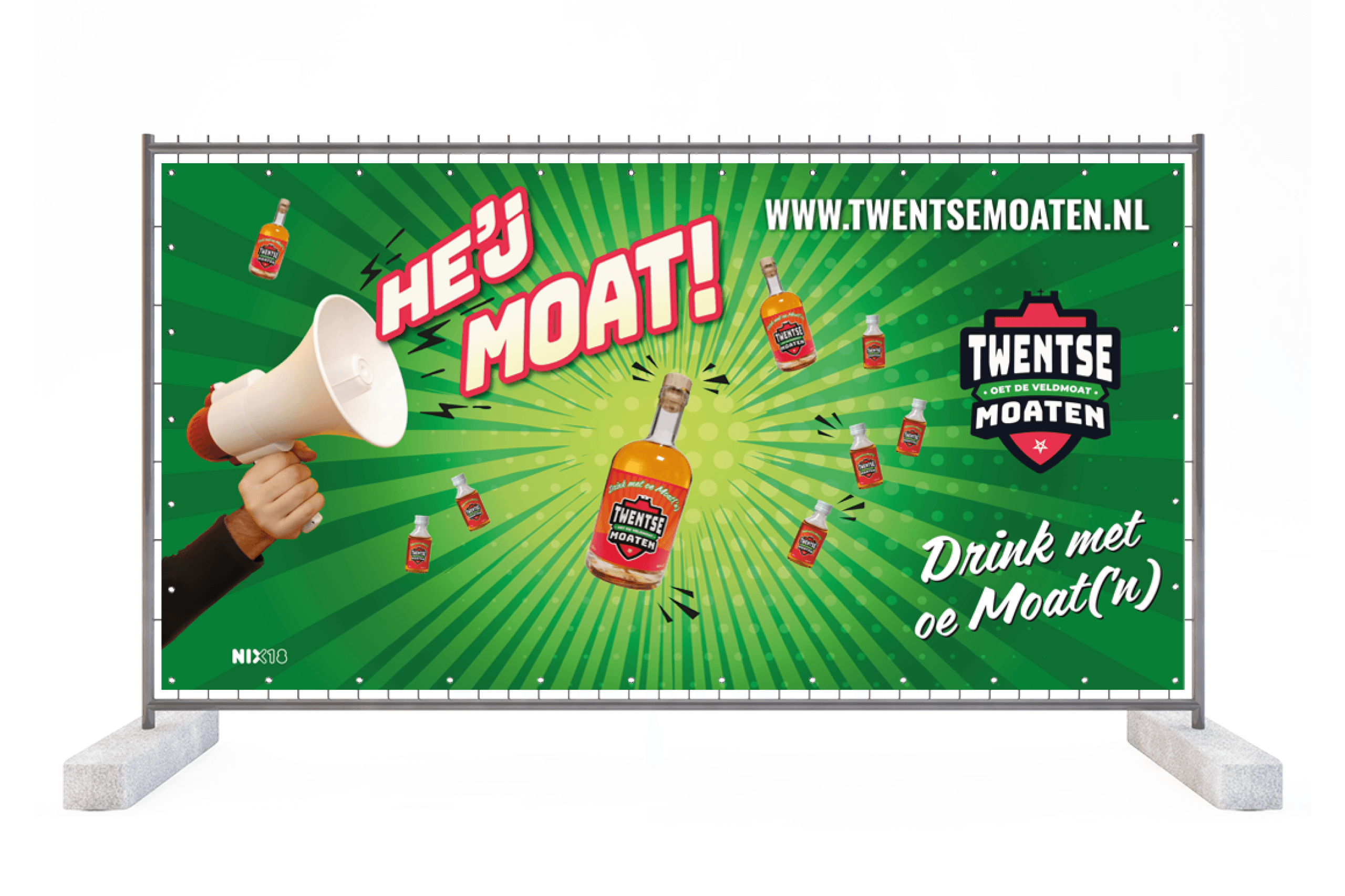 Bouwhekdoek Twentse Moaten