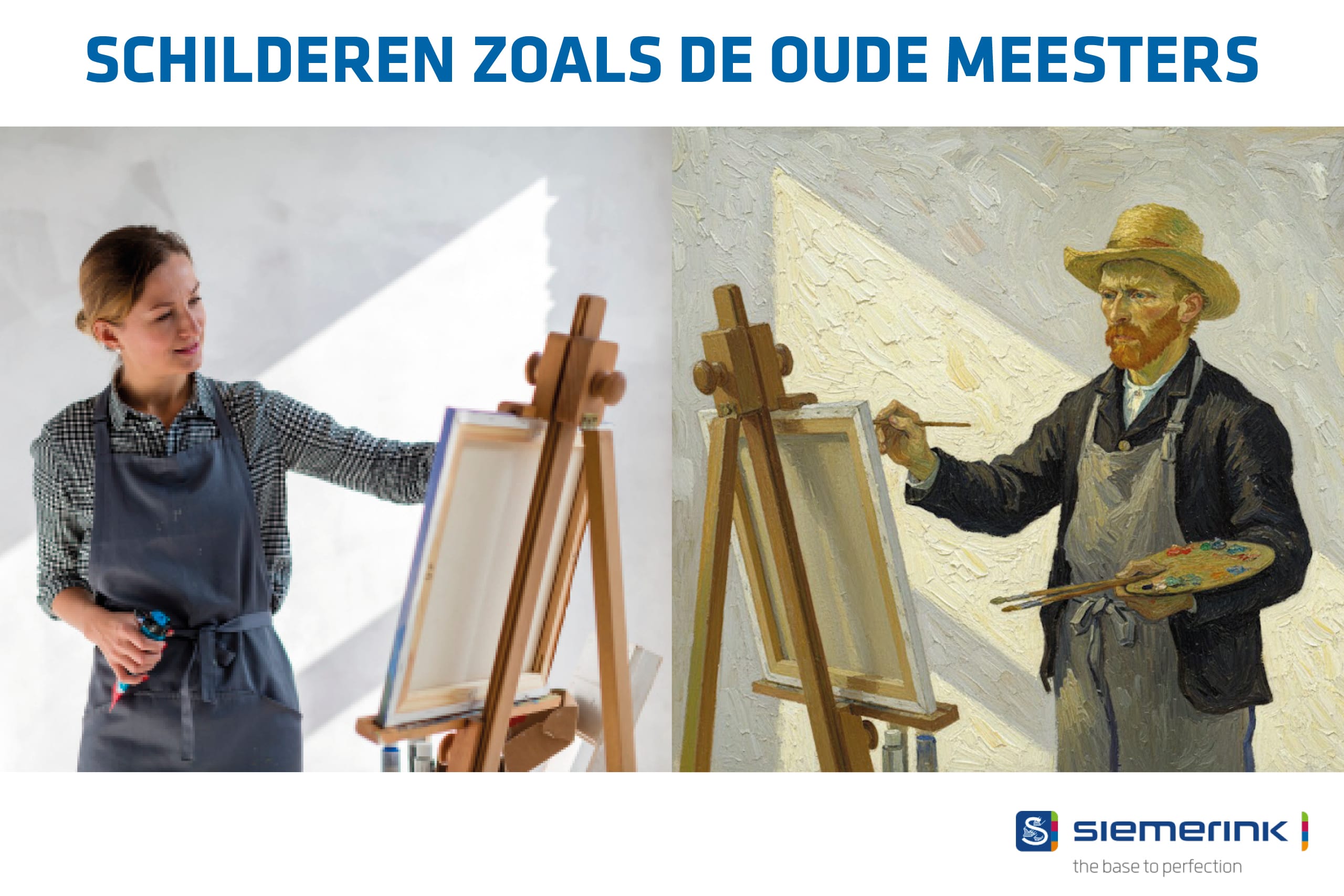 Siemerink schilderen zoals oude meesters